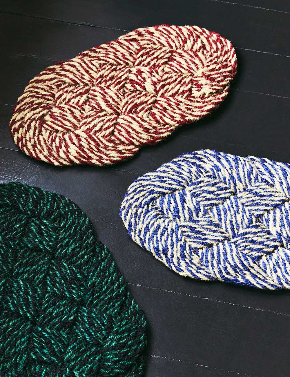 zerbino in cocco a spirale