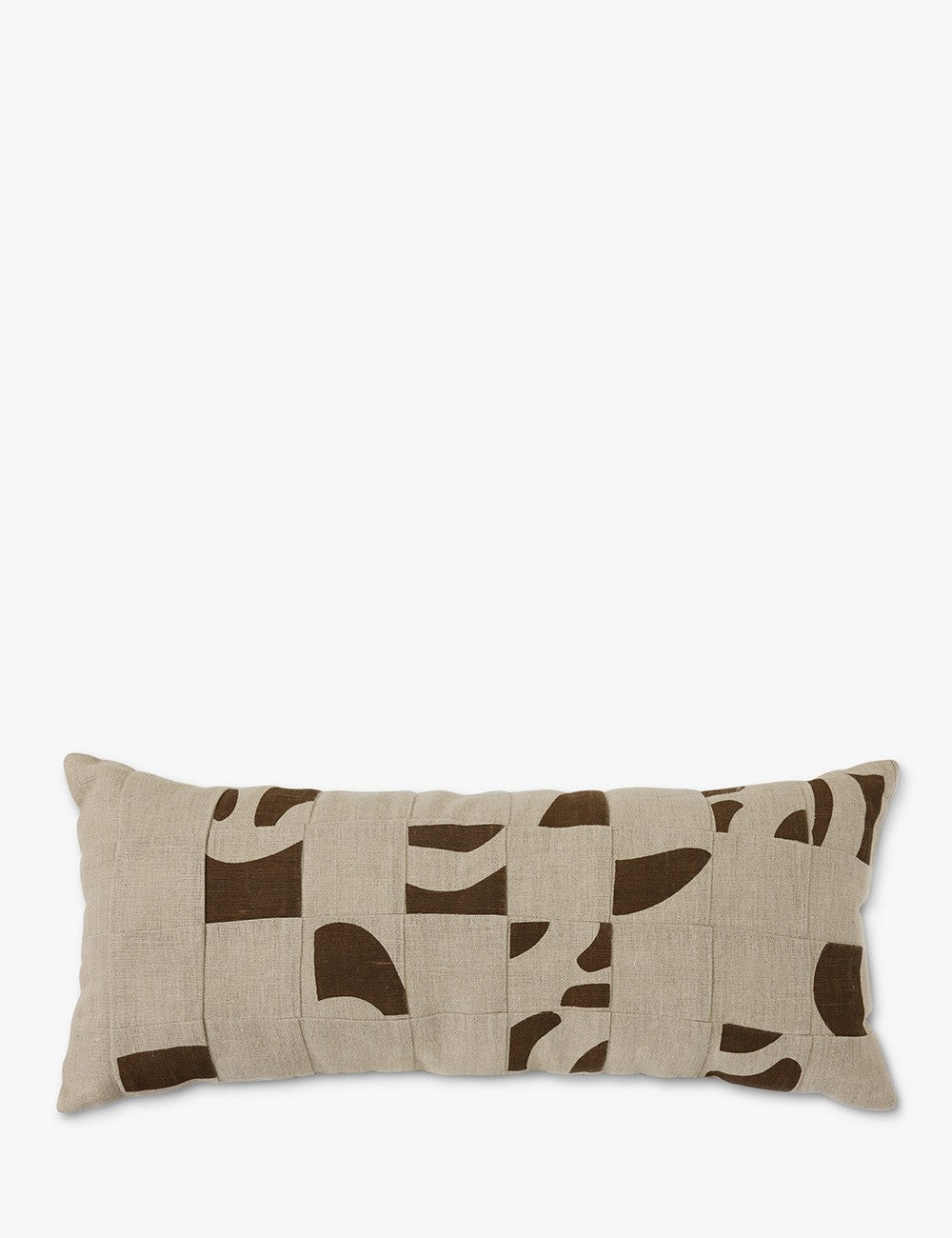 cuscino rattoppato naturale