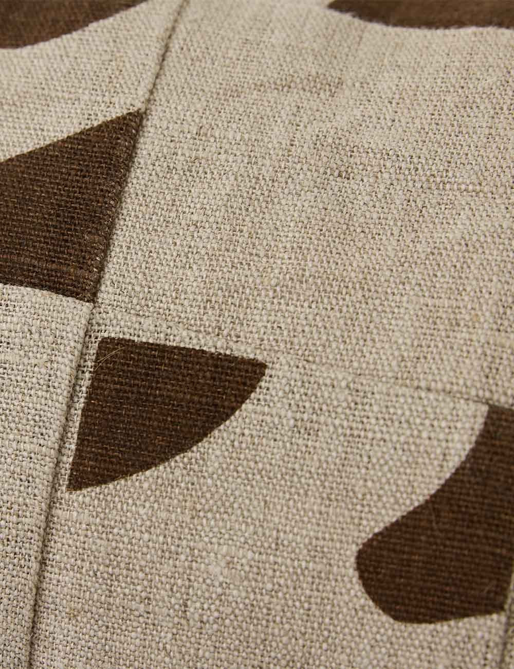 NATURAL PATCHED CUSHION