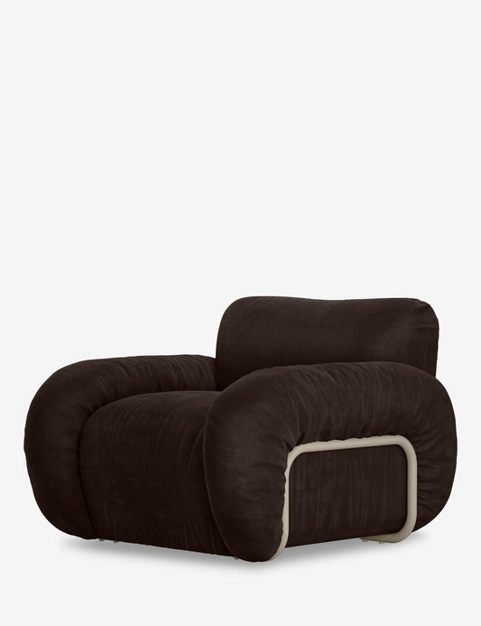 arc lounge fauteuil royal velvet