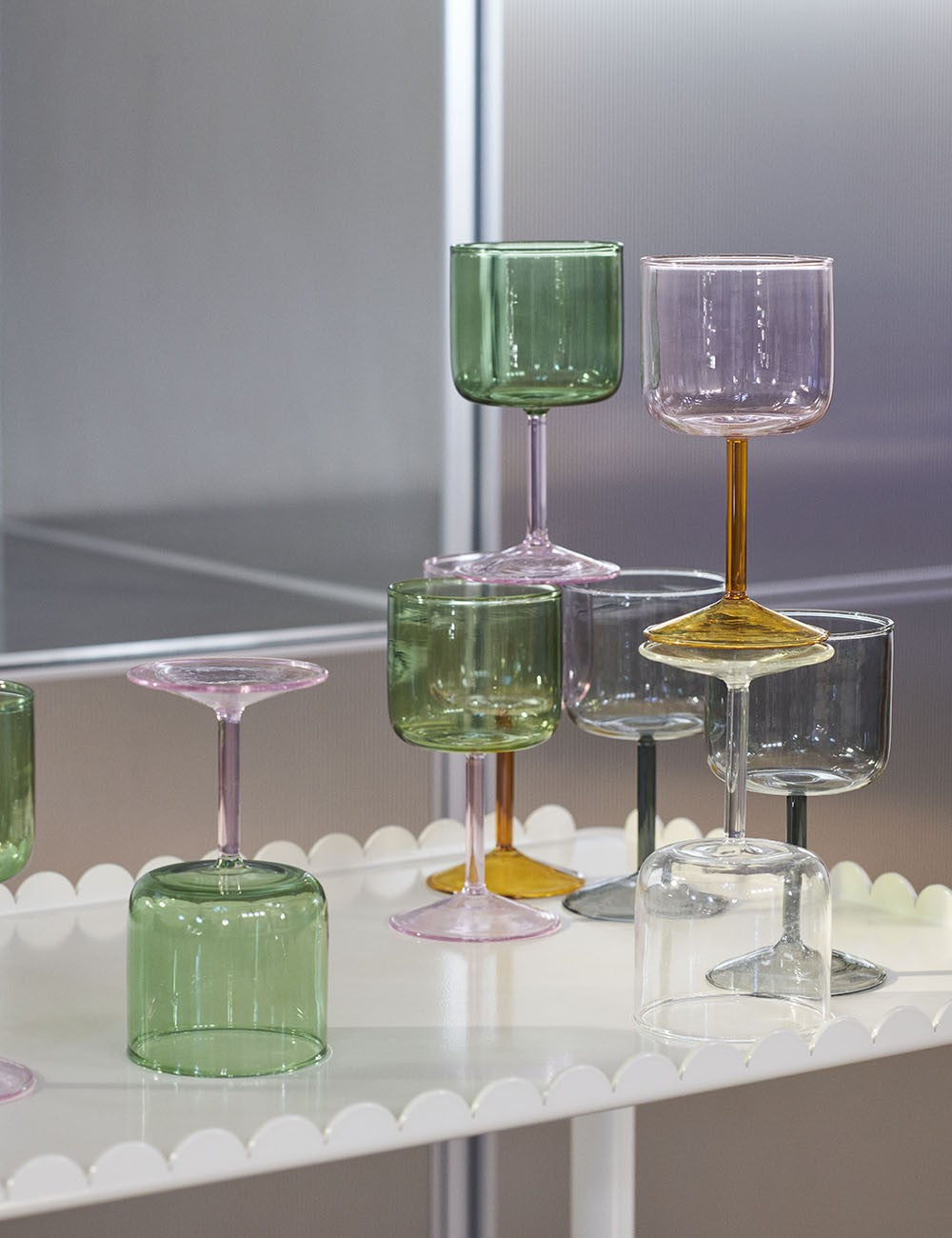 bicchieri da vino rosso, set da 2