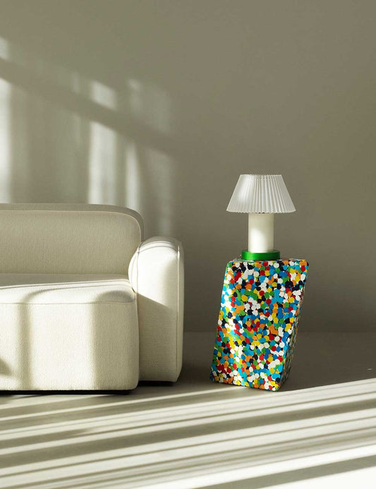 delta proust side table multi