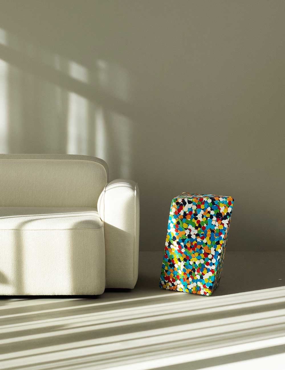 Table d'appoint Delta Proust multicolore