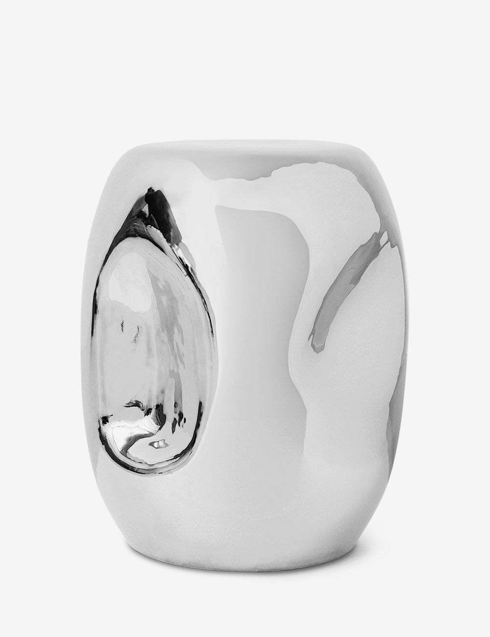 CURRENTS CHROME SIDE TABLE