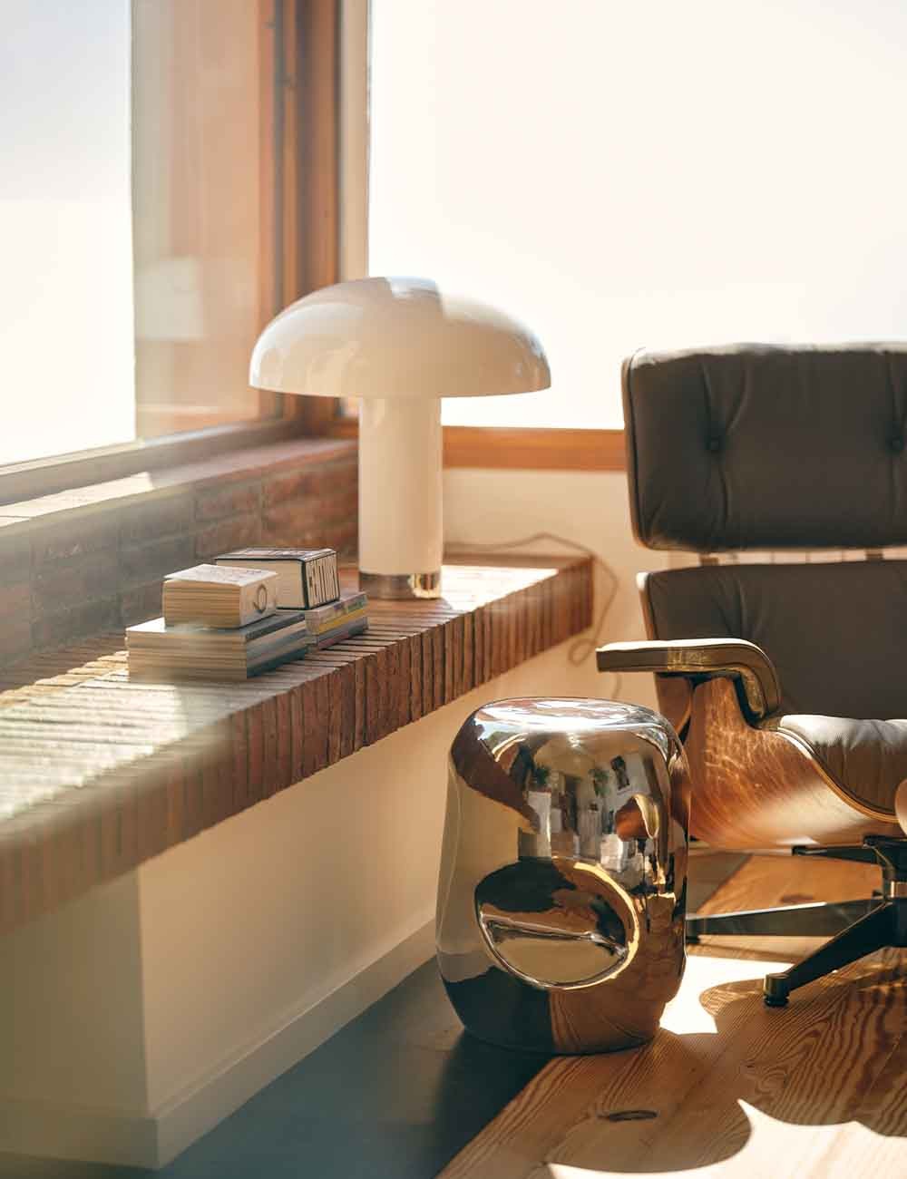 currents chrome side table