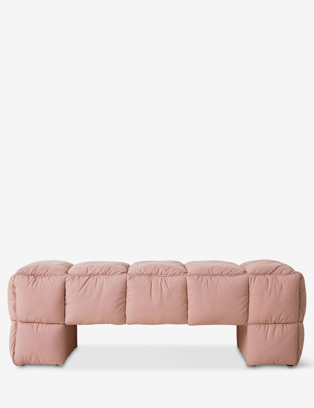 puffy lobby bench