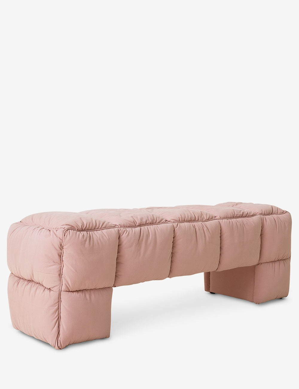 puffy lobby bench