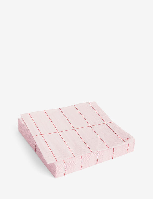 serviettes de table à motifs