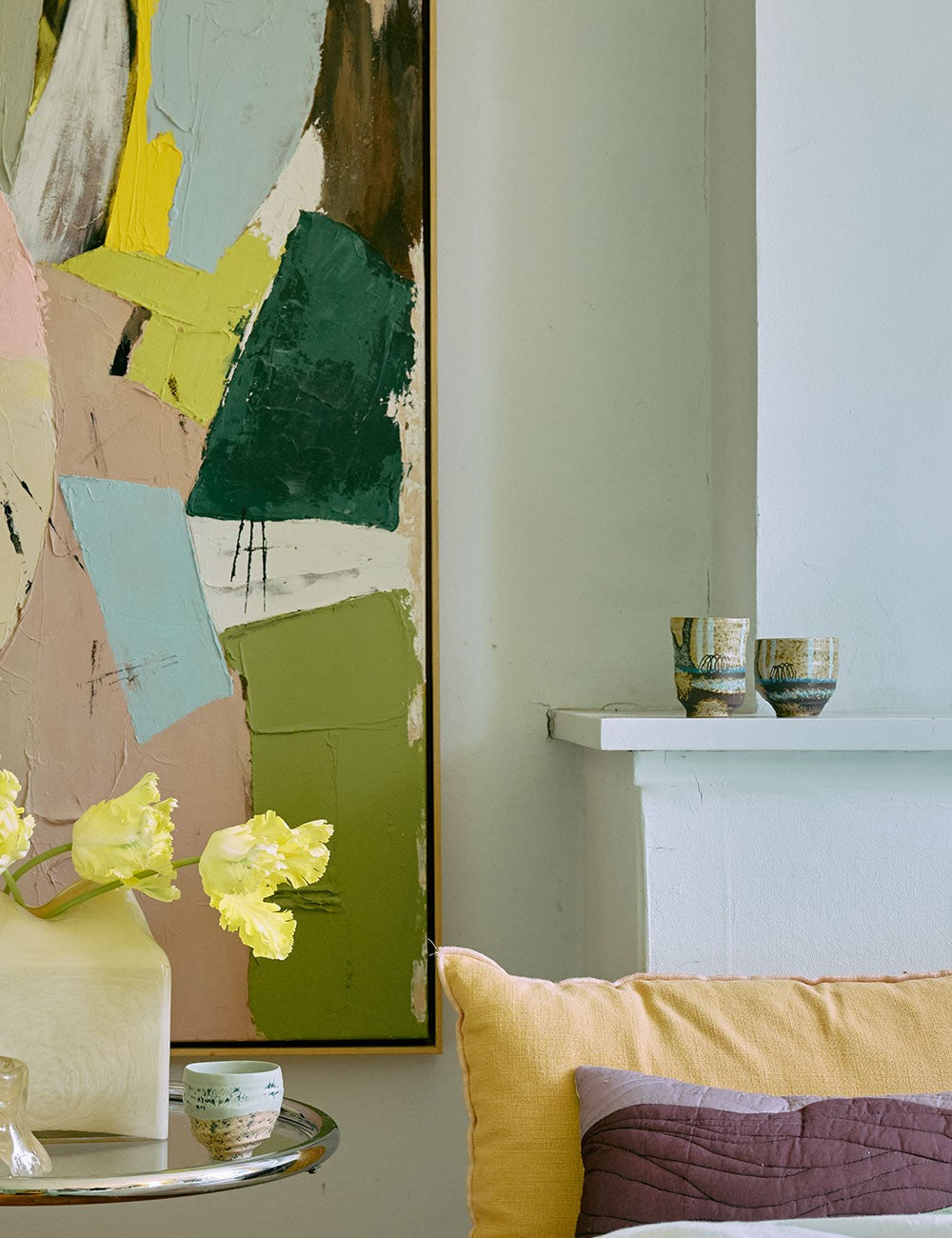 tazza da caffè in ceramica artistica