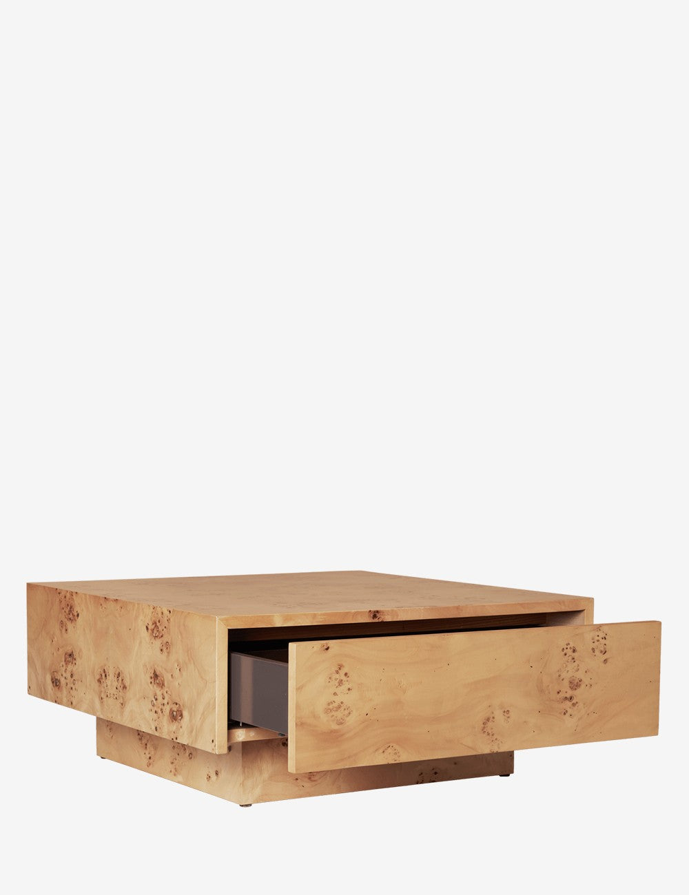 table basse de rangement en ronce