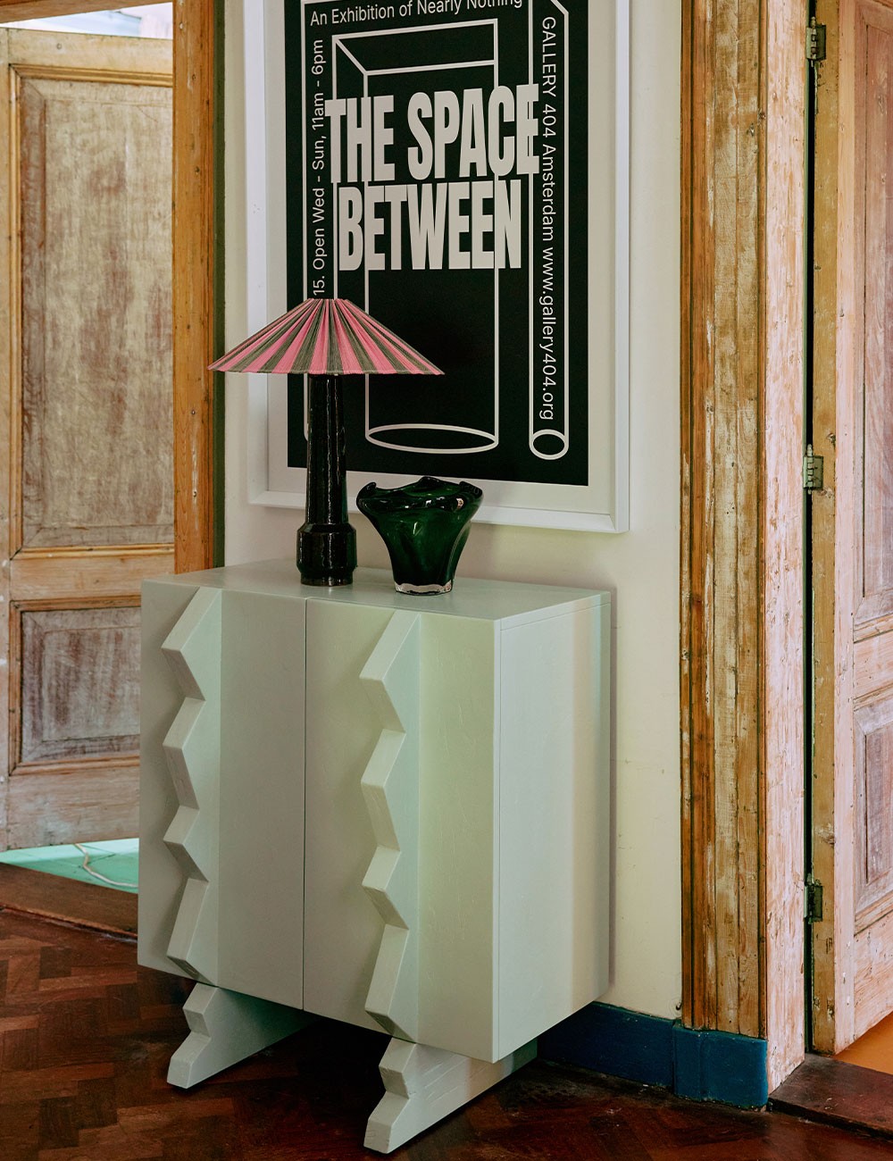 Vaso mid folded emerald