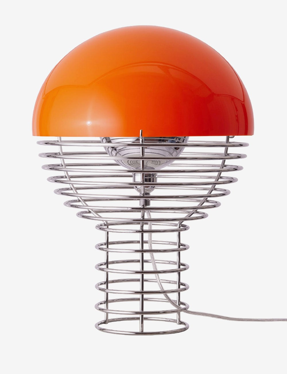 lampe de table en fil de fer