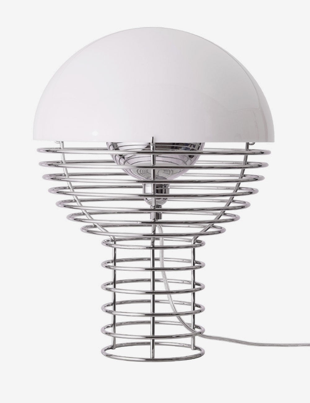 lampe de table en fil de fer