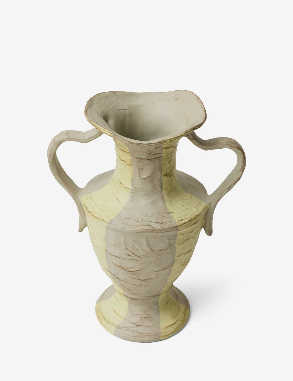 New classics: Jarrón cream stripes