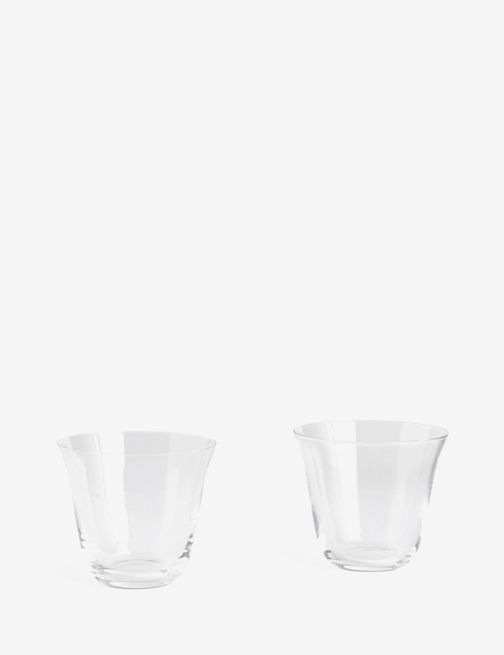 Curve tumbler glass 2 set