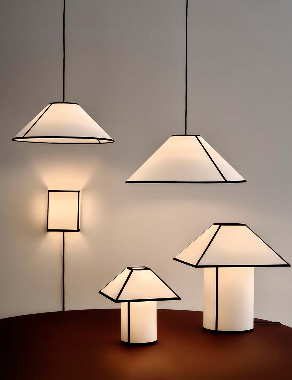 ava pyramid table lamp 450