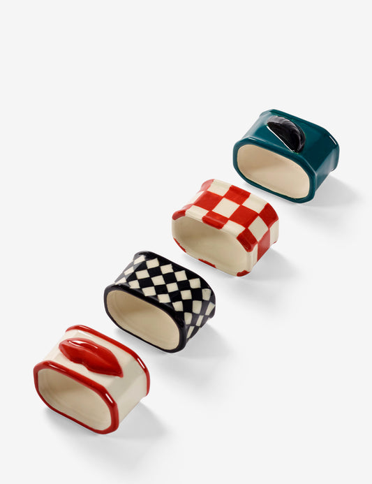 Servilleteros Les Objets 4 set