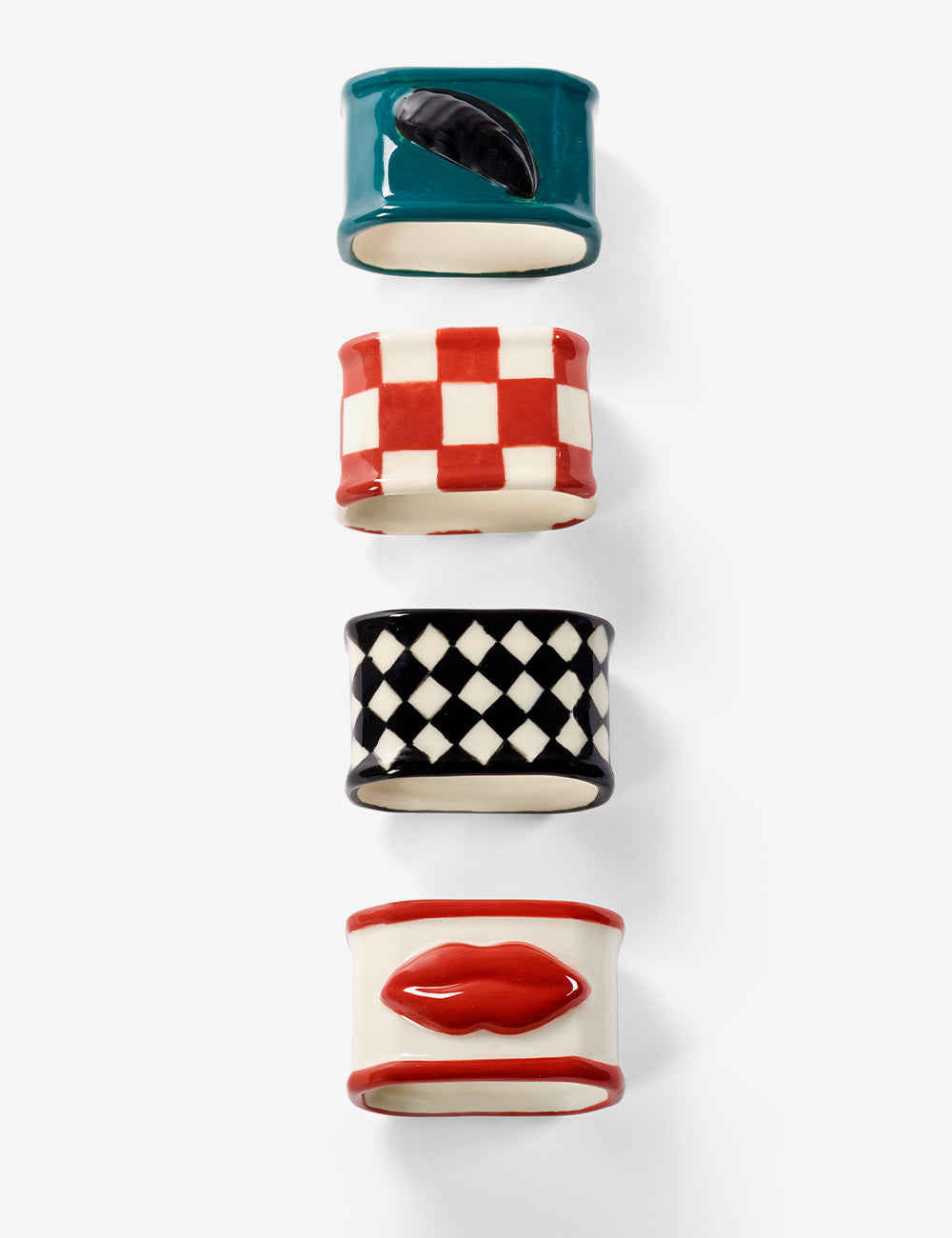 Servilleteros Les Objets 4 set