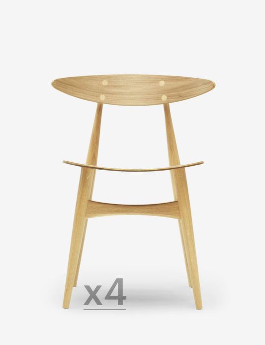 CH33T LACQUER OAK 4 SET