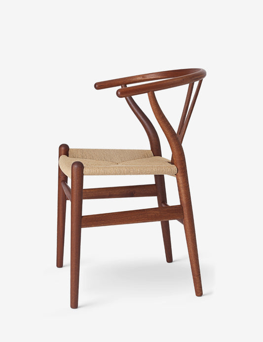 ch24 wishbone chair caoba