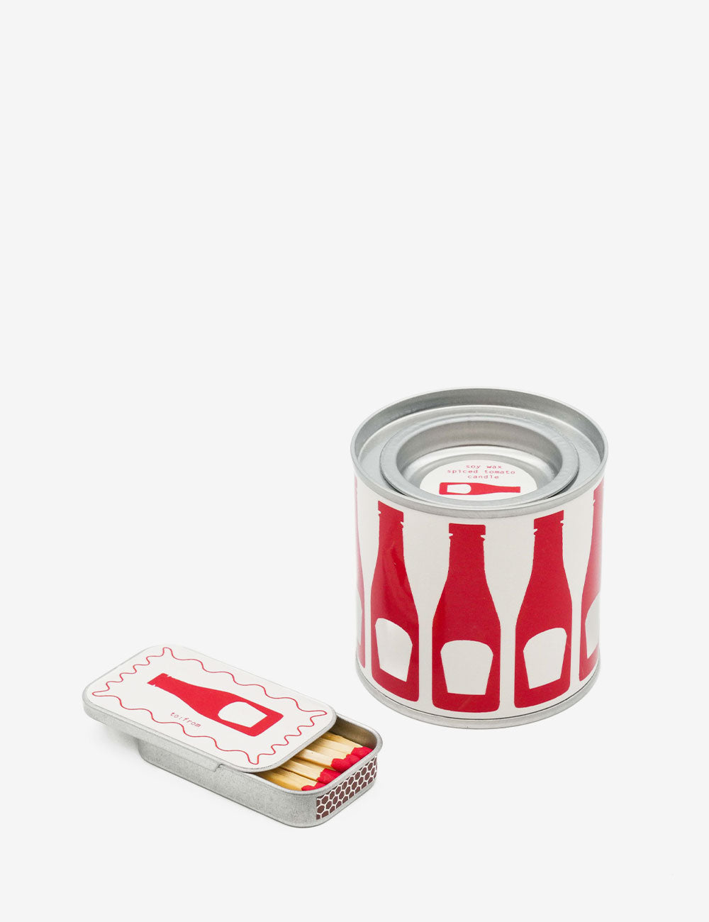 caja de cerillas tomato sauce