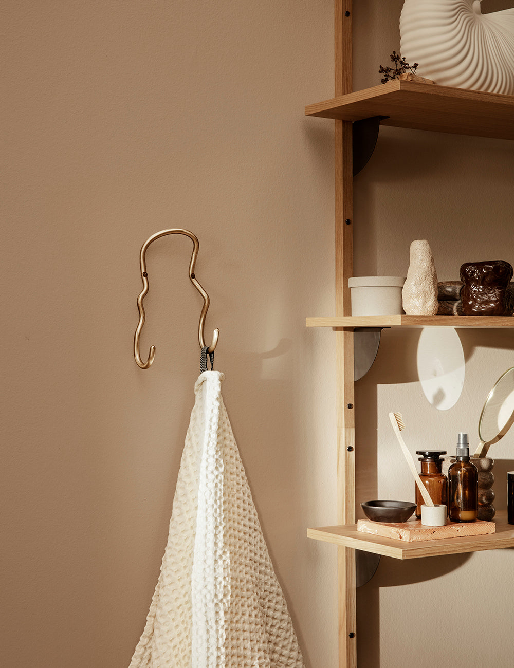 Colgador doble Curvature