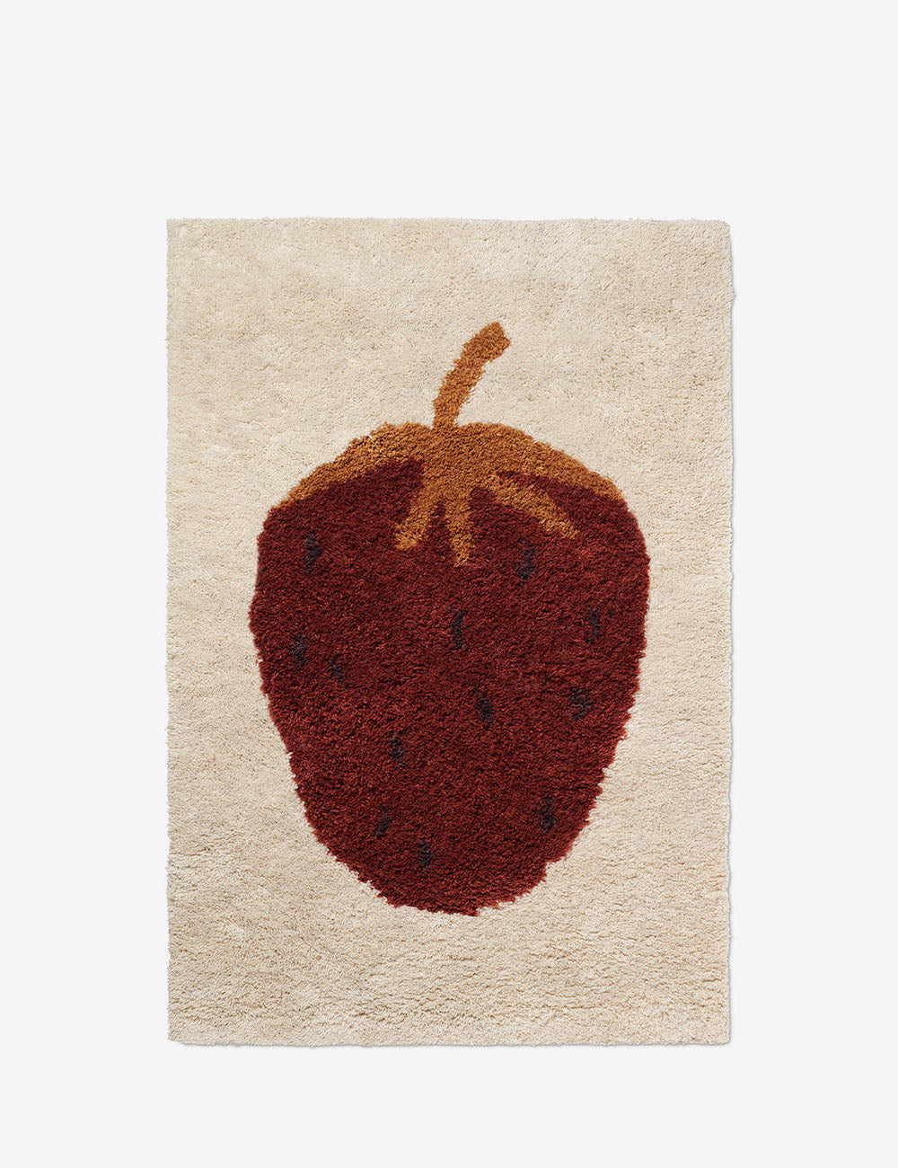 TUFTED RUG STRAWBERRY