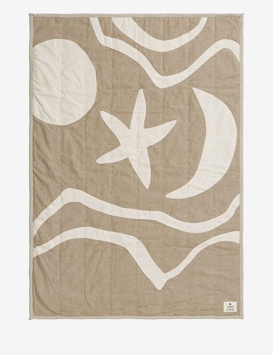 Kove applique quilted blanket