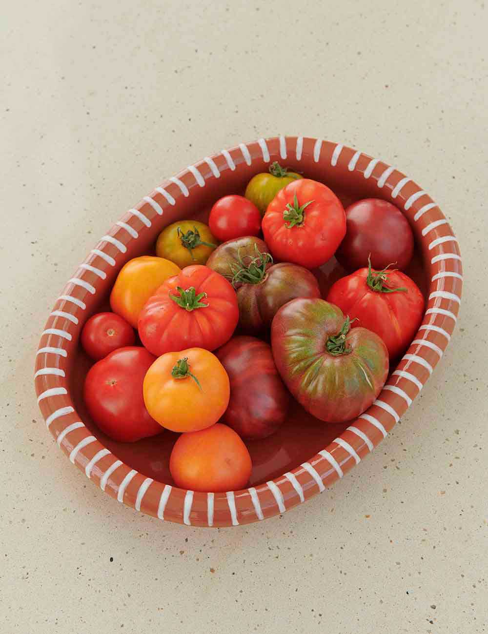 Assiette ovale Barro L