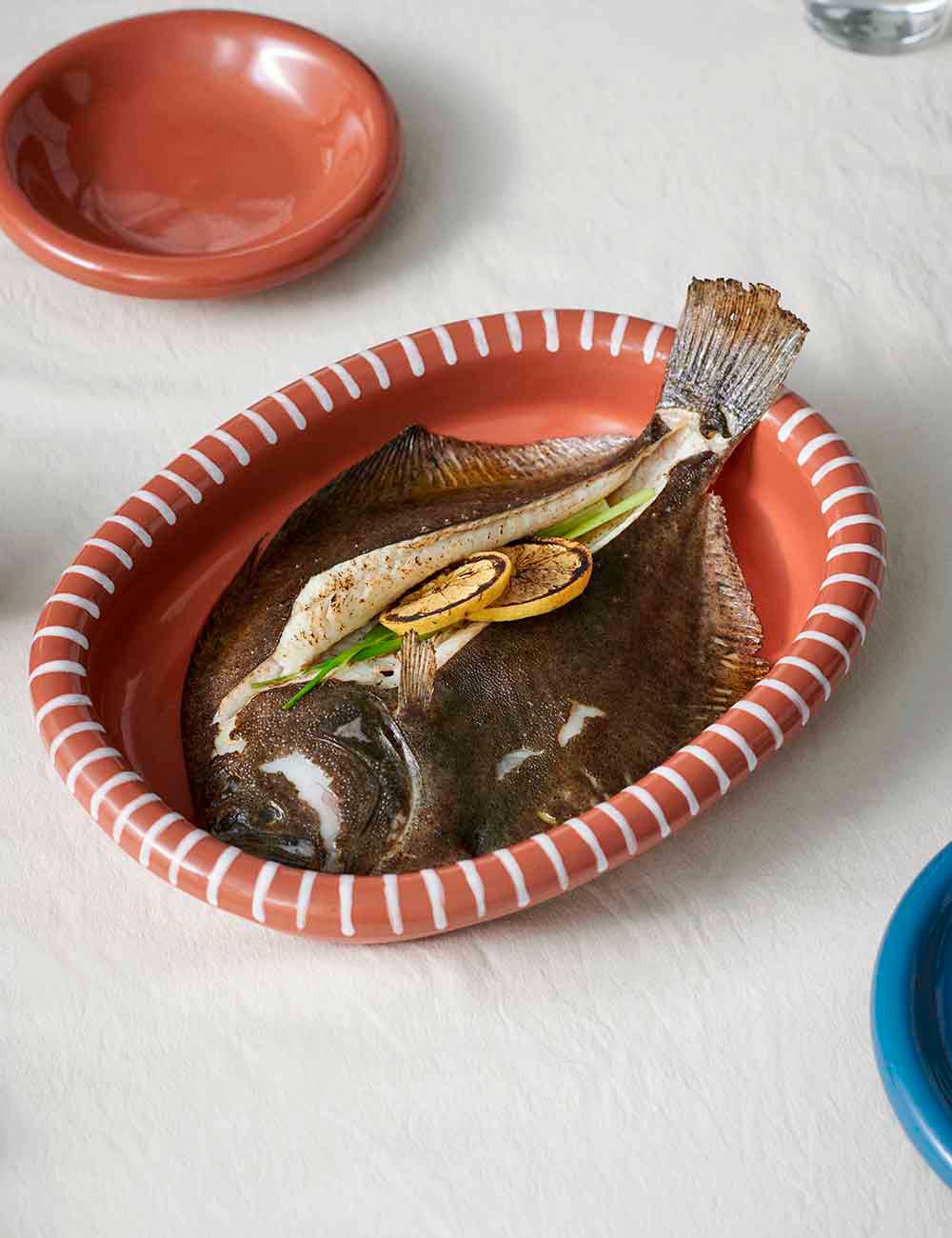 Assiette ovale Barro L