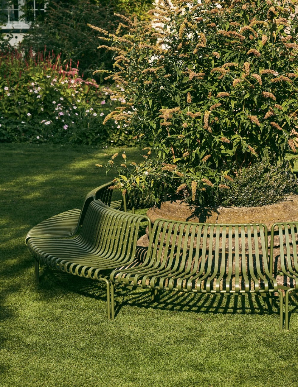 Palissade park dining bench Out