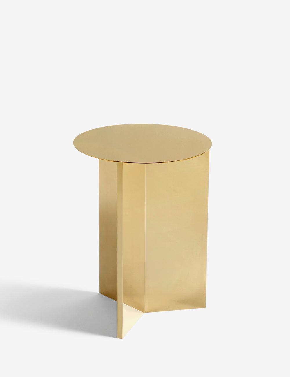 Slit table brass plated Ø35