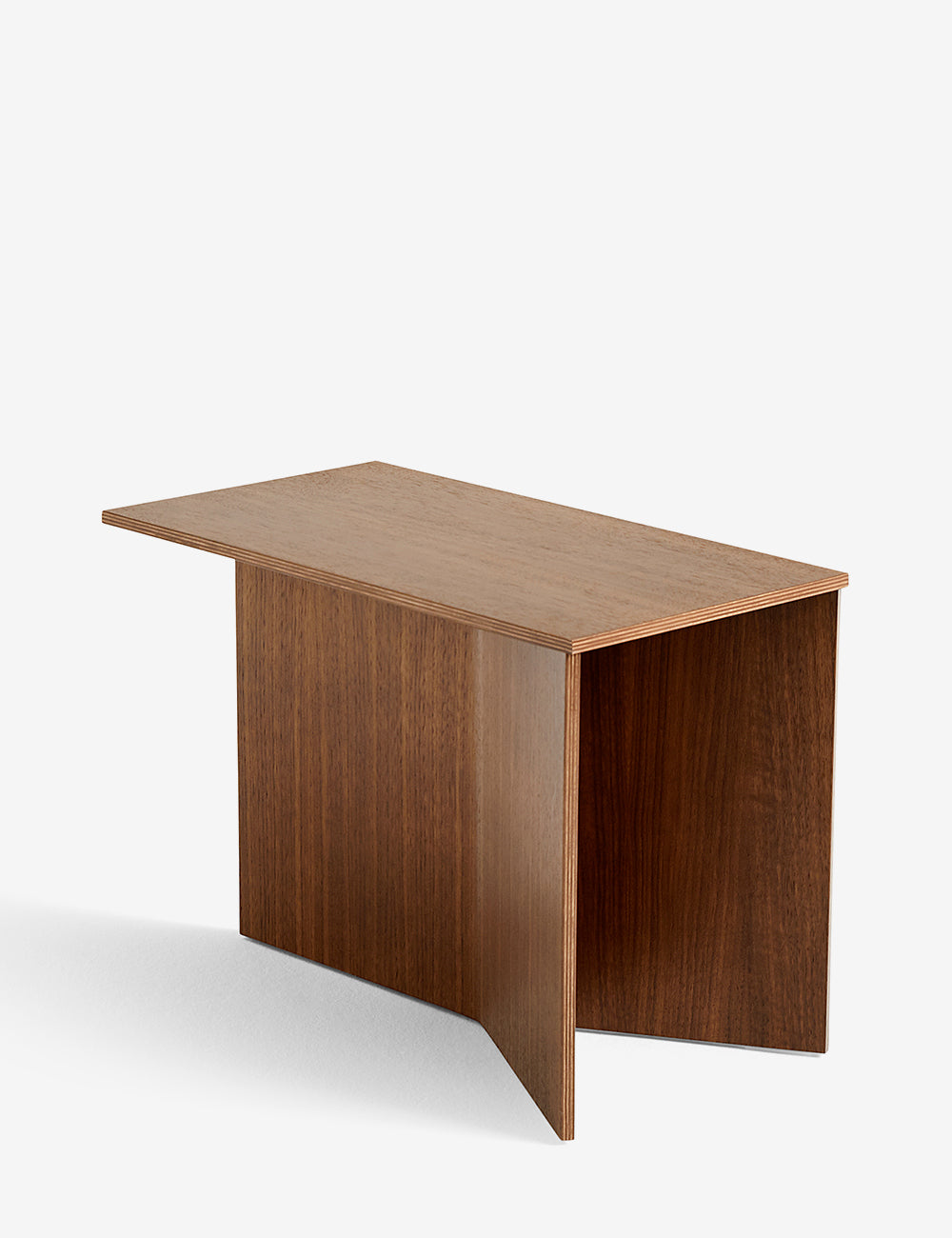 Slit wooden table oblong