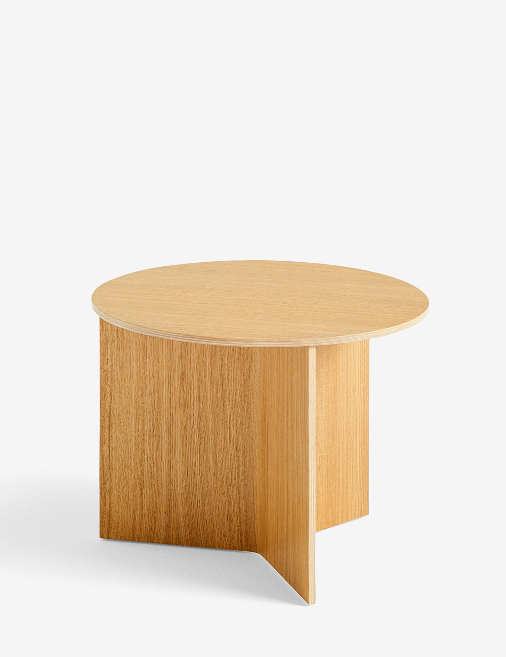 Tavolo Slit in legno Ø45