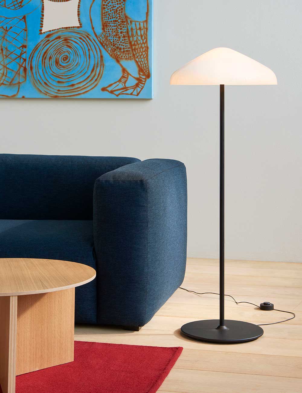 Slit wooden table Ø45