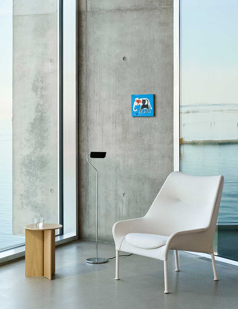 Table Slit en bois Ø35