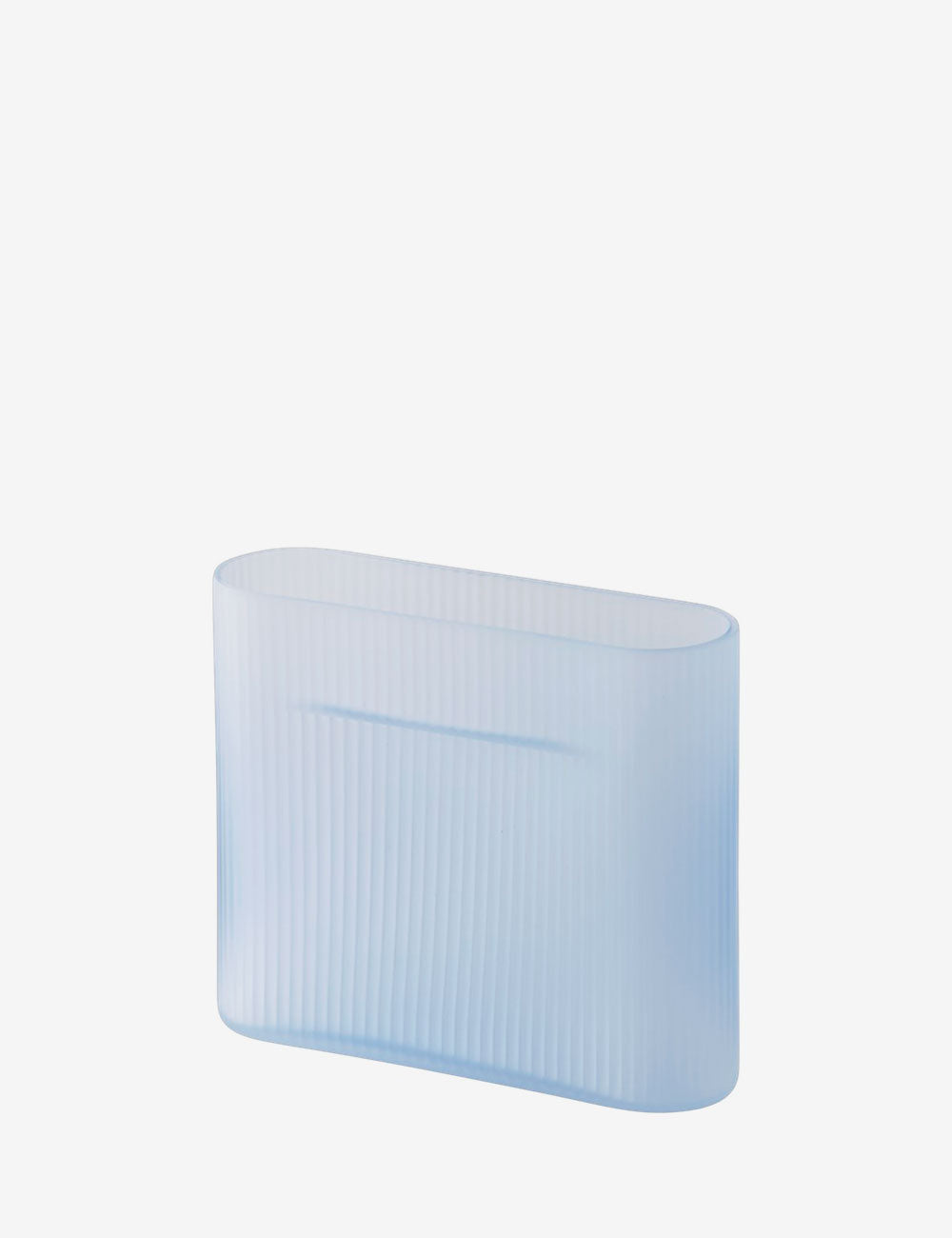 Jarrón Ridge frosted glass H16,5