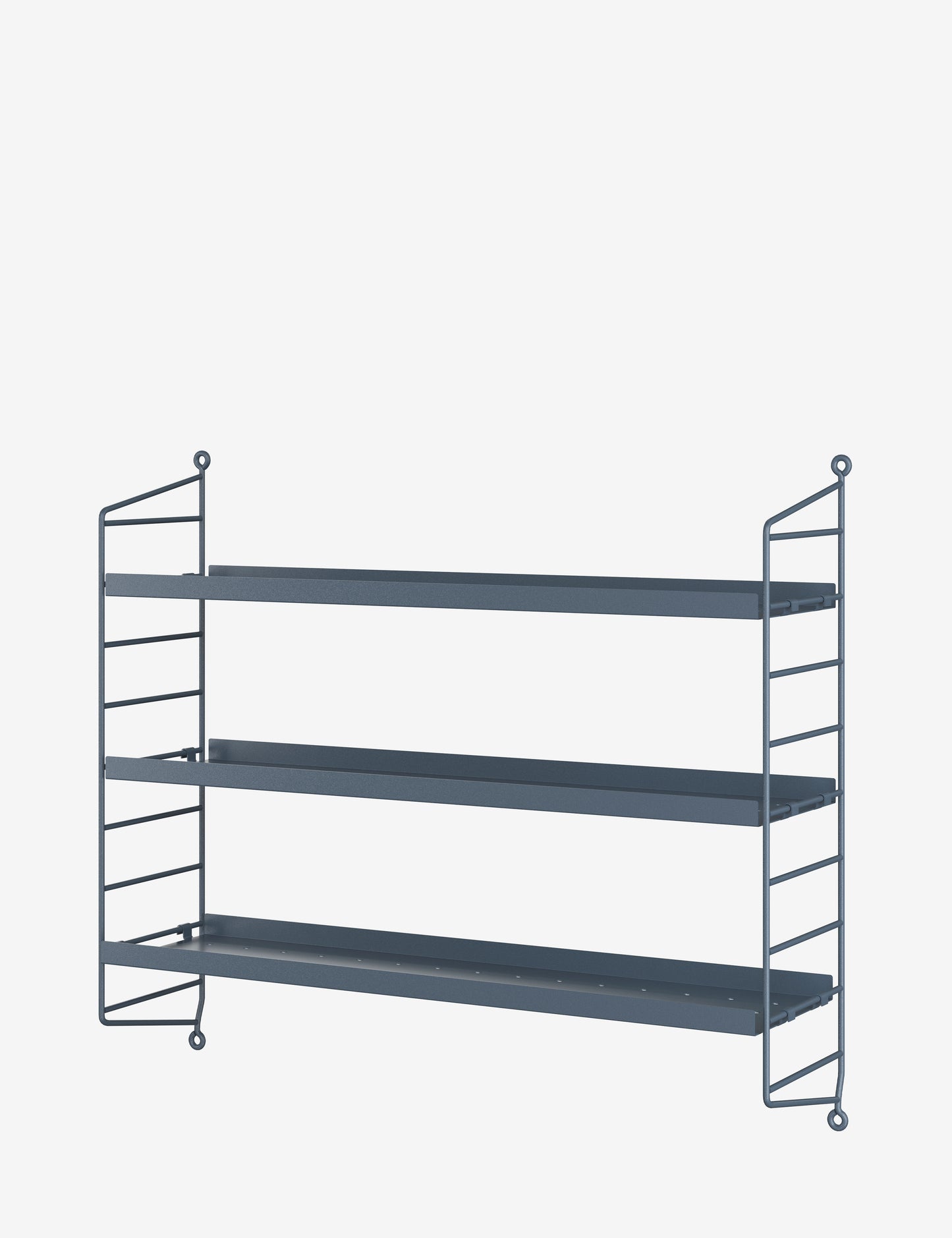 string pocket metal sergelgrå