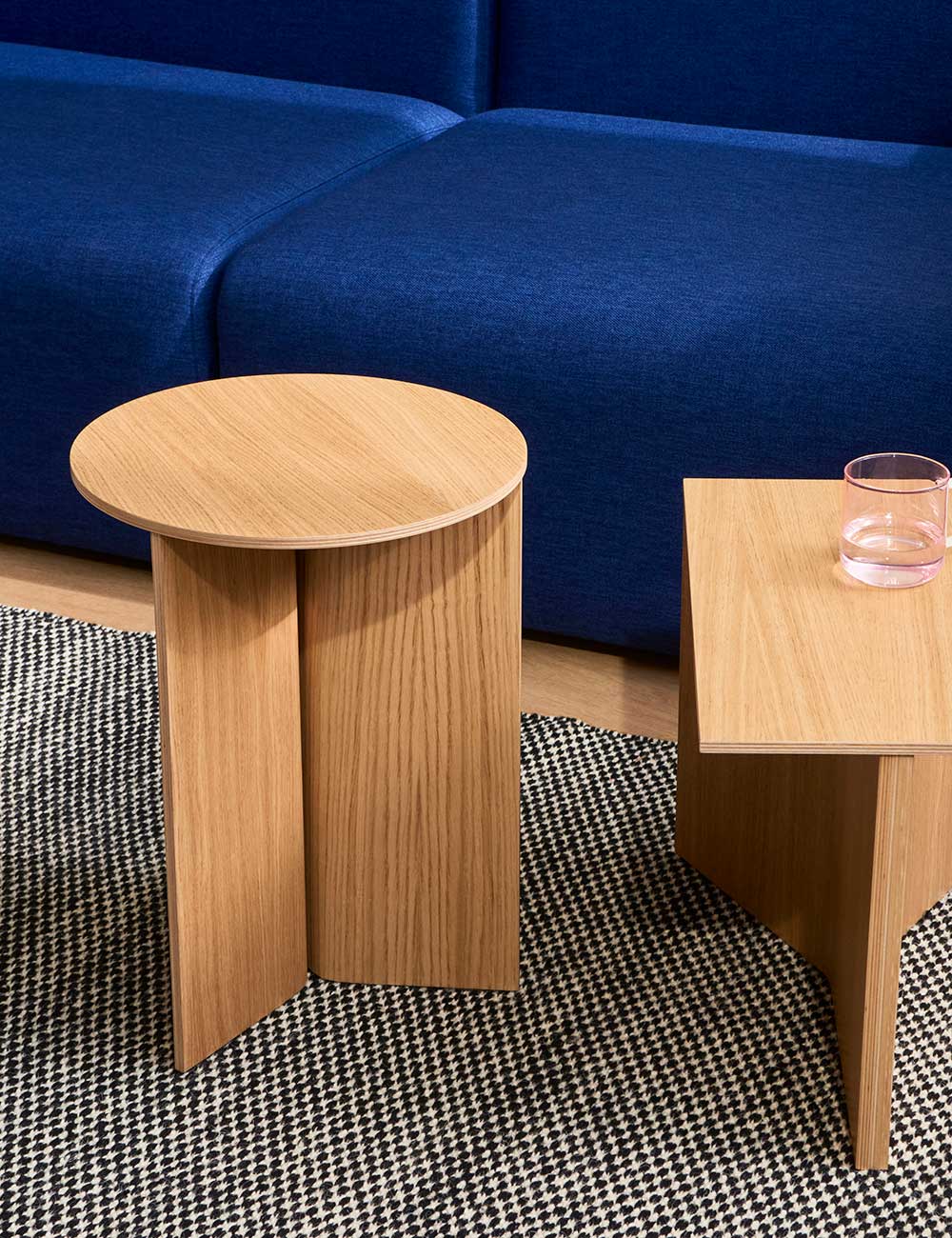Mesa Slit em madeira Ø35