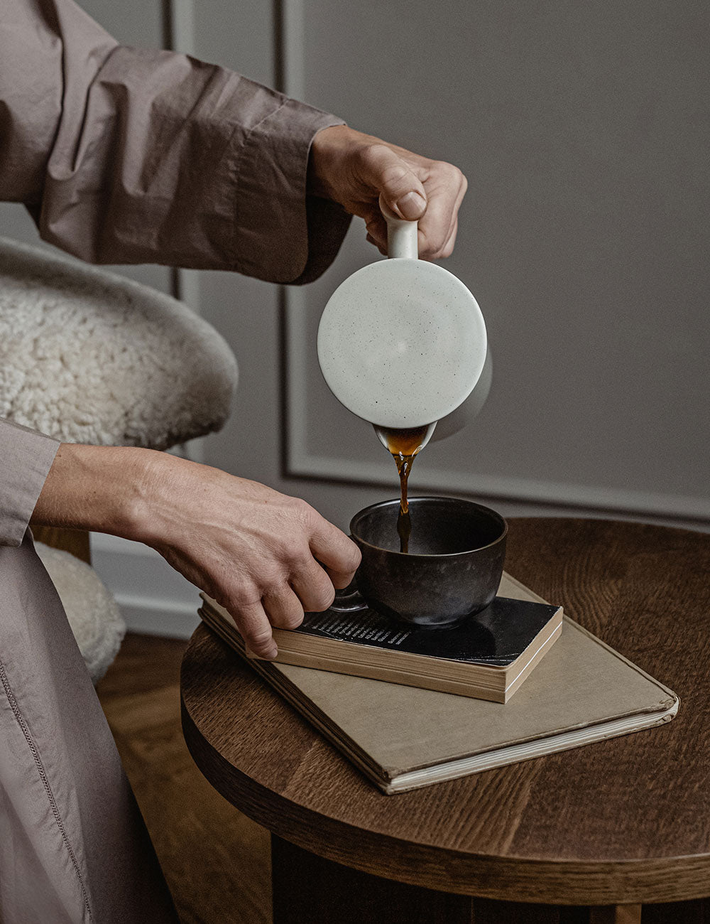 Androgyne side table Ø50