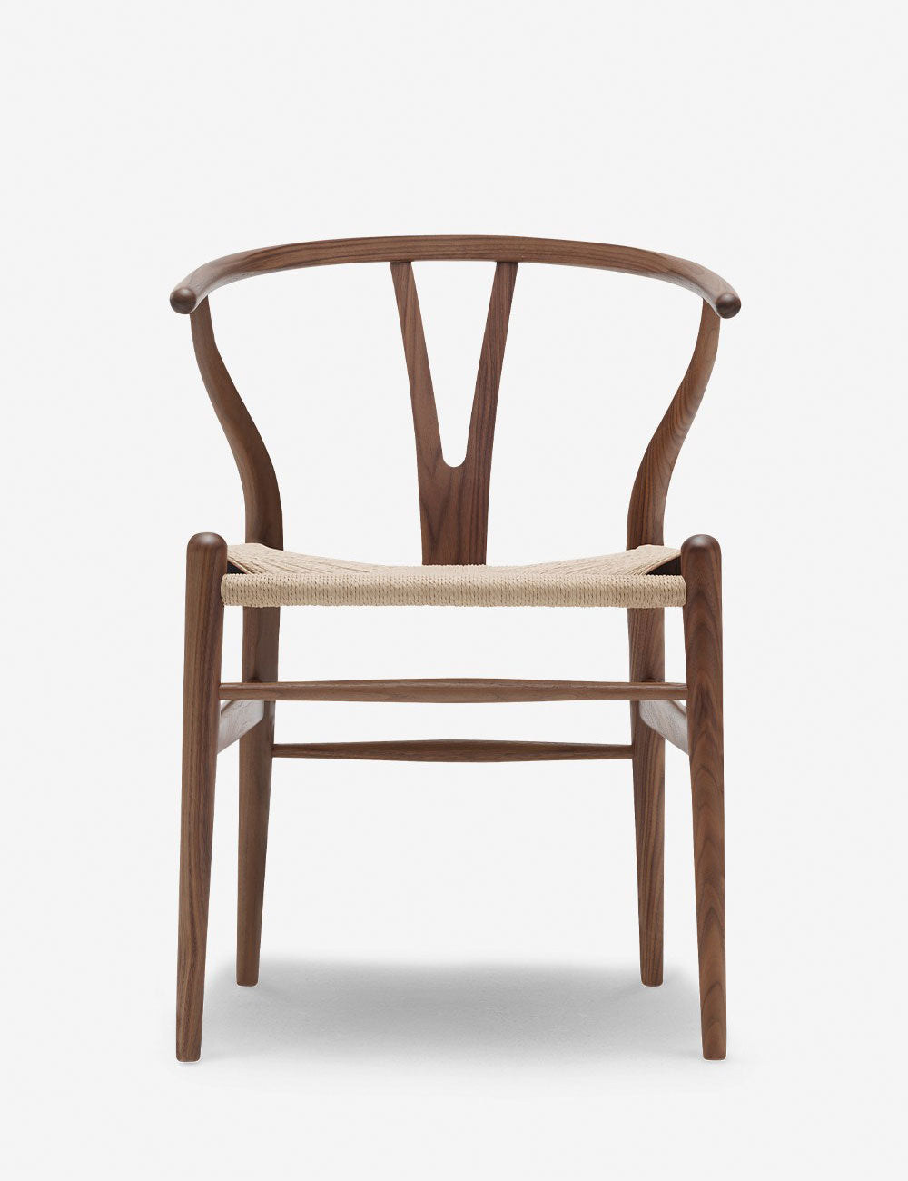 ch24 wishbone chair nogal