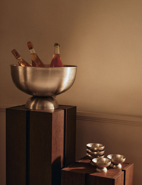 Tumbled champagne cooler