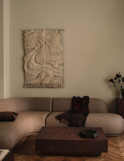 Burl coffee table