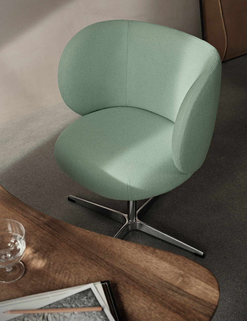 Sedia Rico dining swivel