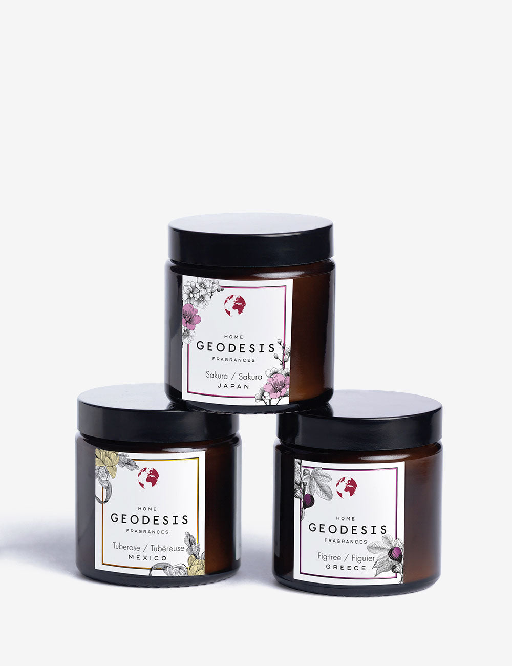 Set velas aromáticas Higuera / Tuberosa / Sakura