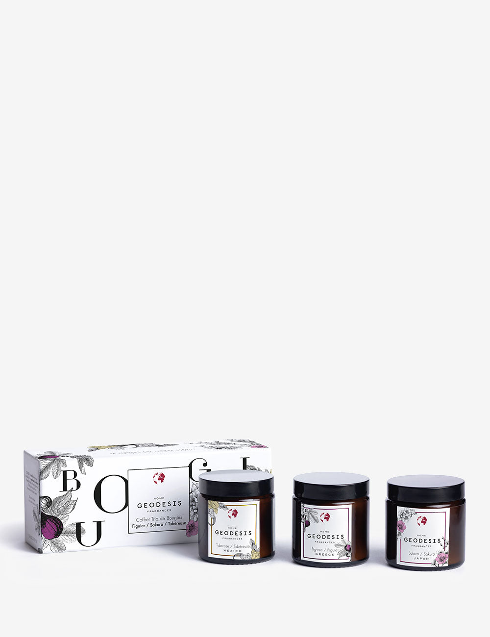 Set velas aromáticas Higuera / Tuberosa / Sakura