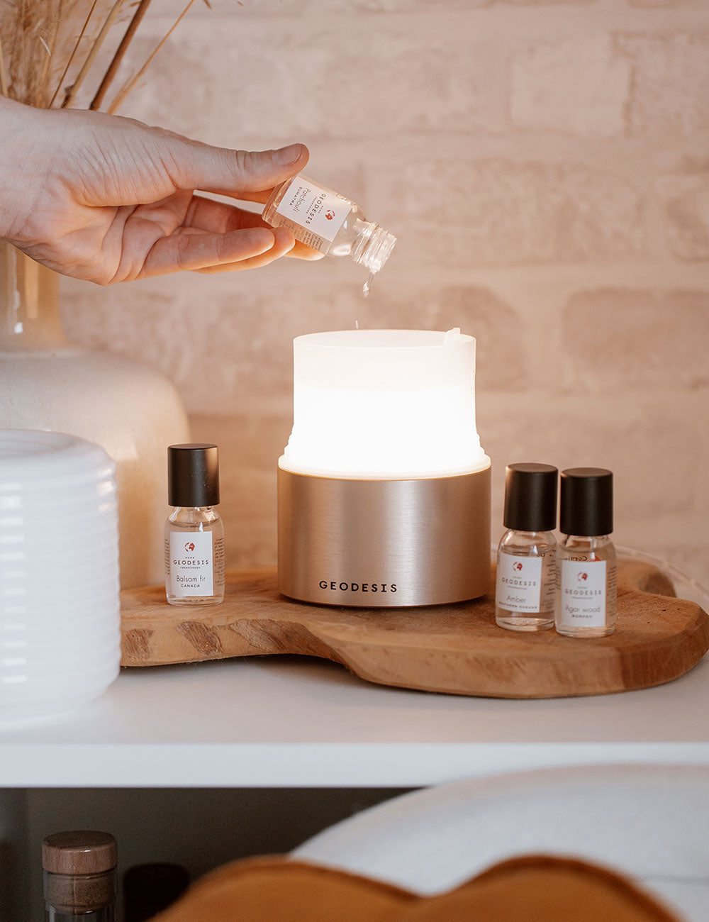 Difusor de bruma de perfume con luz regulable