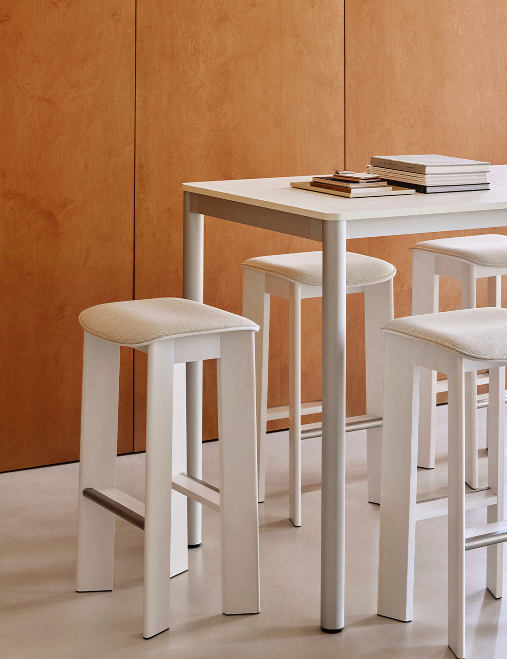 Tabouret haut Chisel 30 tapissé