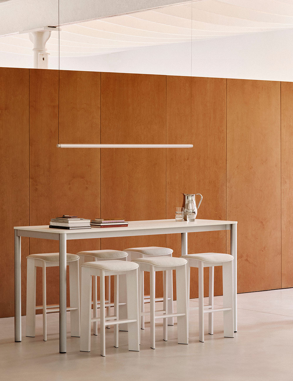 Tabouret haut Chisel 30 tapissé