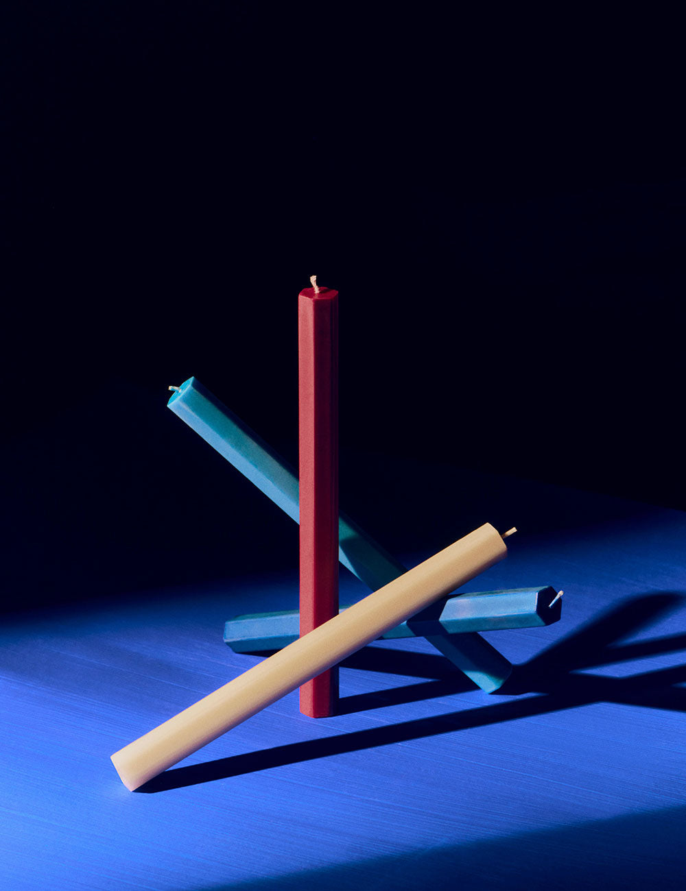 Hexagon candle 4 set